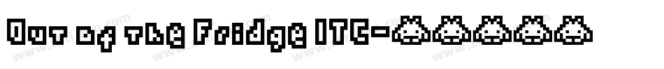 Out of the Fridge ITC字体转换